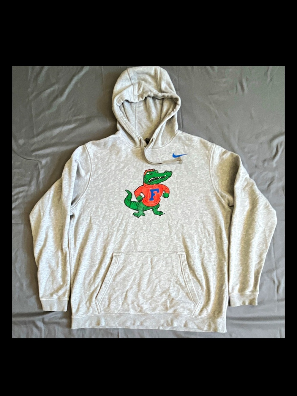 Nike Florida Gators Team Gray Pullover Hoodie Sweatshirt XL